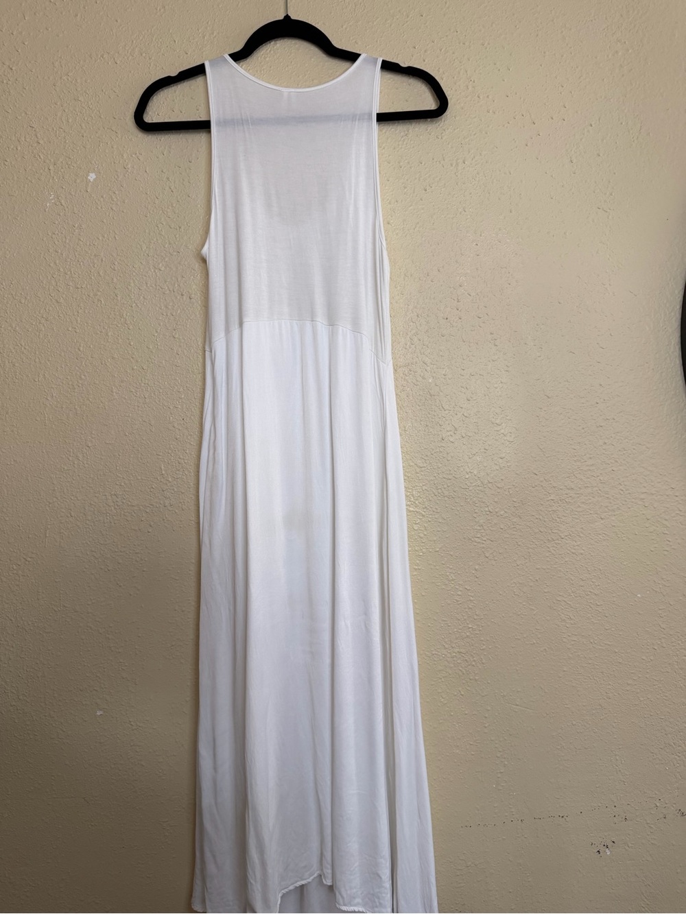 Anthropologie | White Sleeveless Maxi Dress - Summer Beach Vacation- Size S - Picture 5 of 6